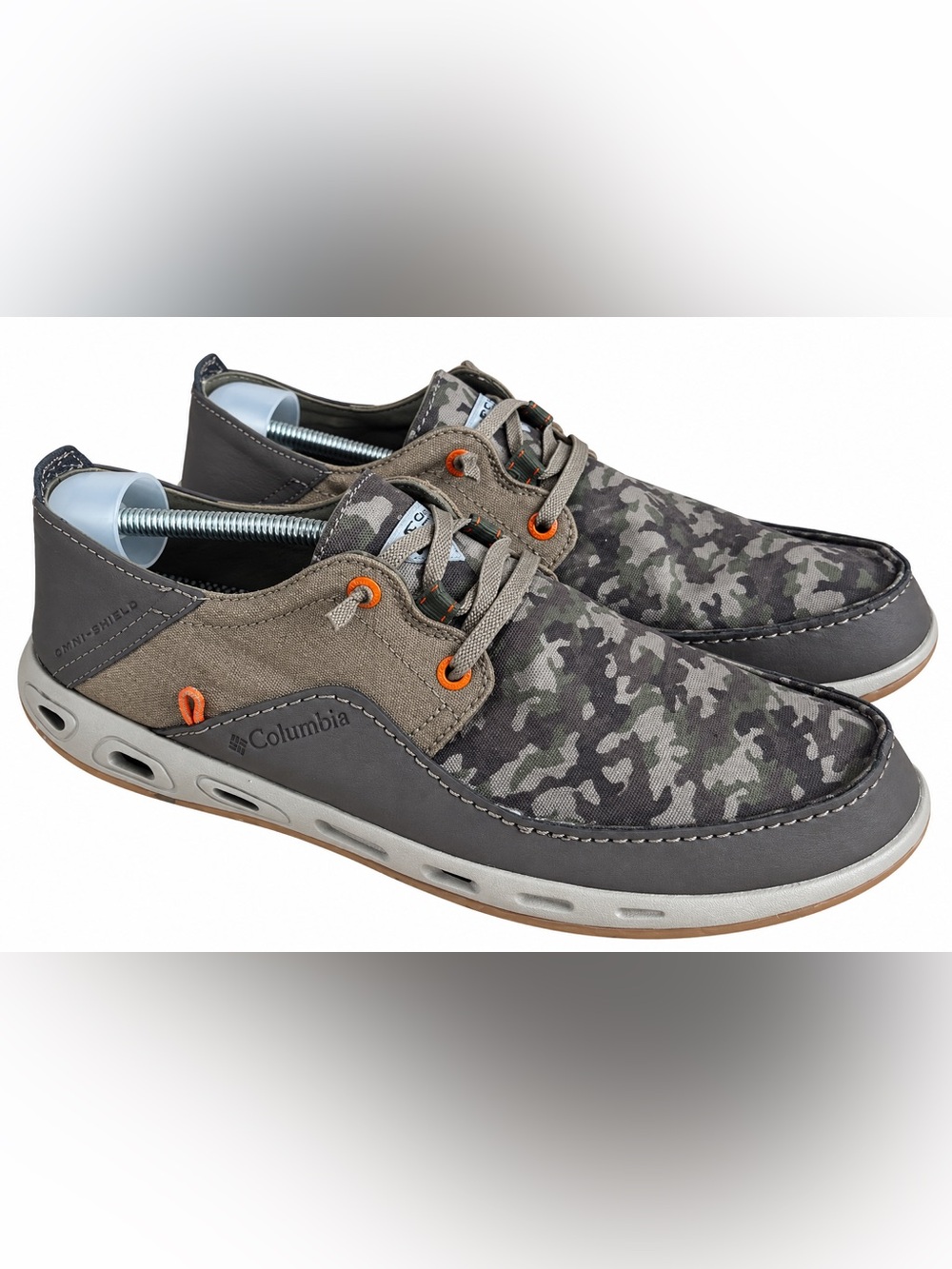 Columbia Bahama Vent Camo PFG Boat Shoe Men's size 8